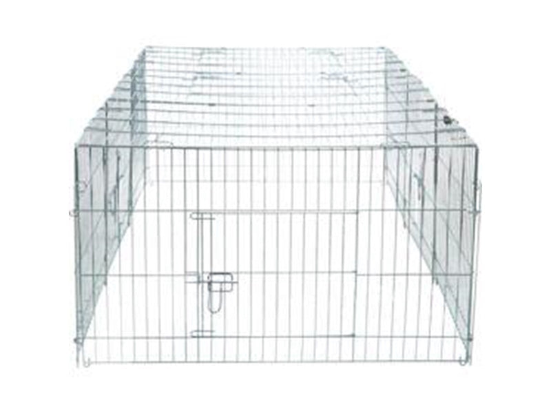 Trixie natura outdoor run with cover metal 144 × 58 × 116 cm
