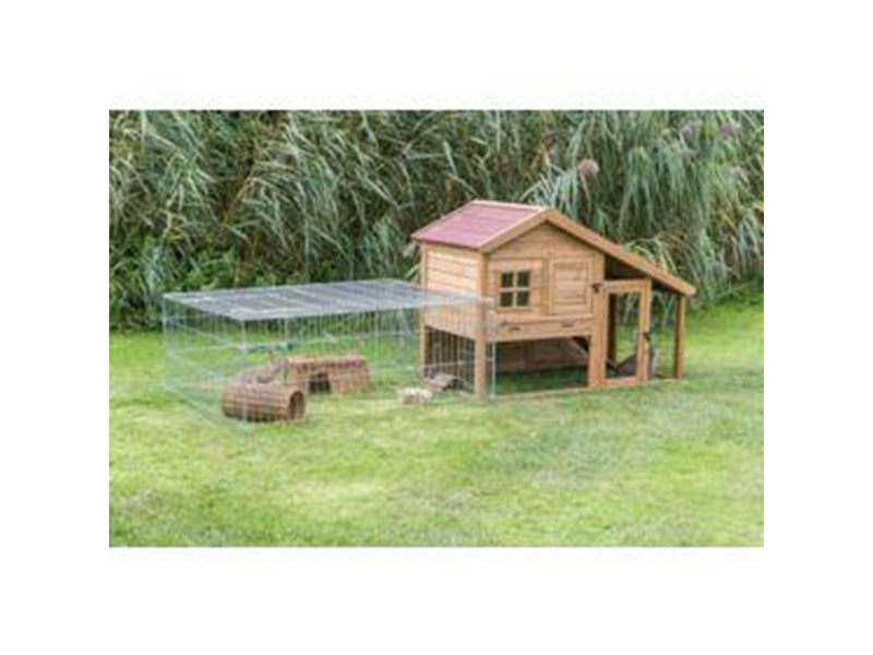 Trixie natura outdoor run with cover metal 144 × 58 × 116 cm