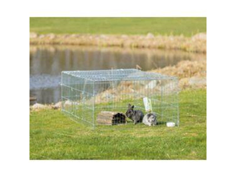 Trixie natura outdoor run with cover metal 144 × 58 × 116 cm