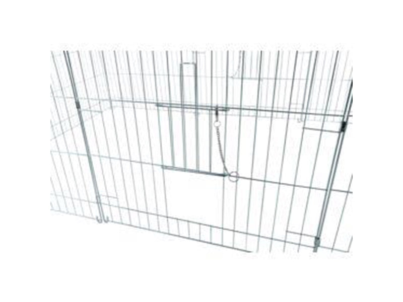 Trixie natura outdoor run with cover metal 144 × 58 × 116 cm