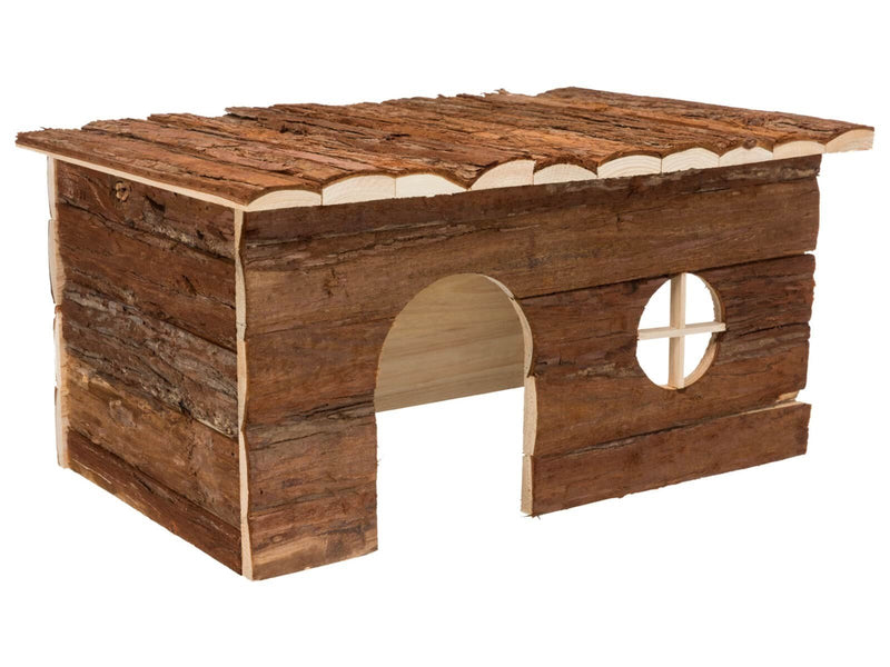 Trixie Natural Bark Wood House Jerrik Small Animals Rabbits 50x25x33cm