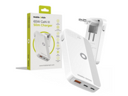Mobile Origin 65W GaN III Slim Charger dual USB-C - Single USB-A white