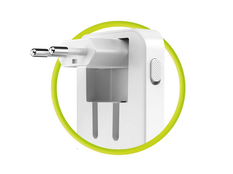 Mobile Origin 65W GaN III Slim Charger dual USB-C - Single USB-A white