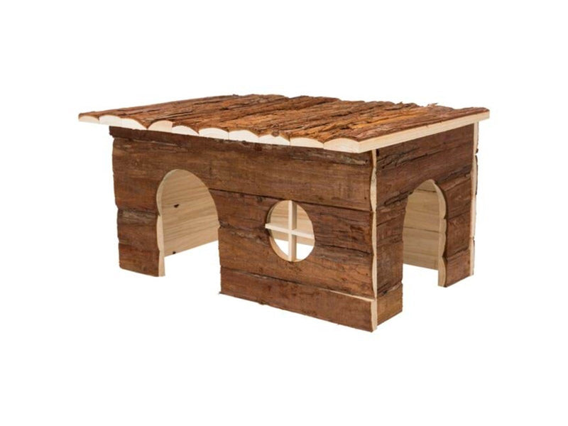 Trixie Natural Bark Wood House Jerrik Small Animals Rabbits 50x25x33cm