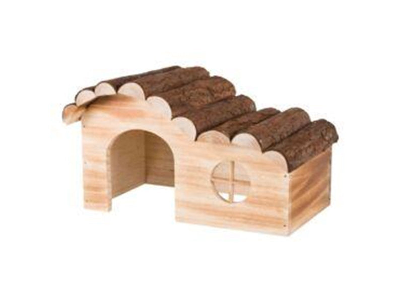 Trixie Hanne house dwarf rabbits bark wood/flamed 41 × 21 × 23 cm