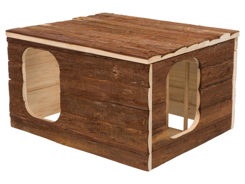 Trixie Hilke house with hay manger guinea pigs bark wood 40 × 23 × 32 cm