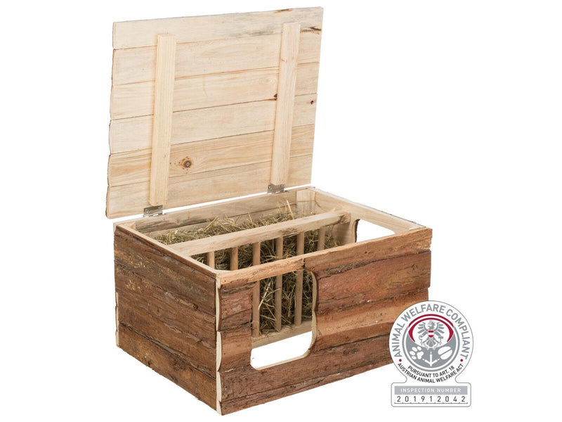 Trixie Hilke house with hay manger guinea pigs bark wood 40 × 23 × 32 cm