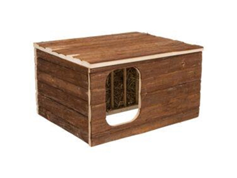 Trixie Hilke house with hay manger guinea pigs bark wood 40 × 23 × 32 cm