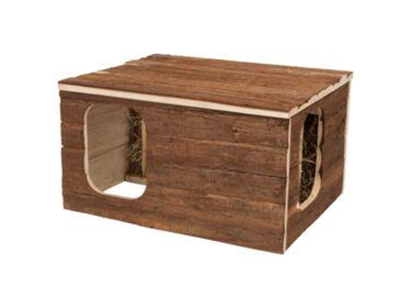 Trixie Hilke house with hay manger guinea pigs bark wood 40 × 23 × 32 cm