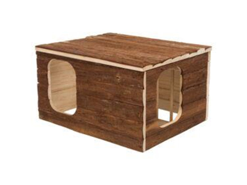 Trixie Hilke house with hay manger guinea pigs bark wood 40 × 23 × 32 cm