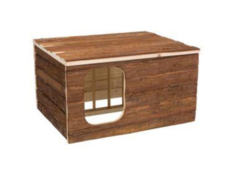 Trixie Hilke house with hay manger guinea pigs bark wood 40 × 23 × 32 cm