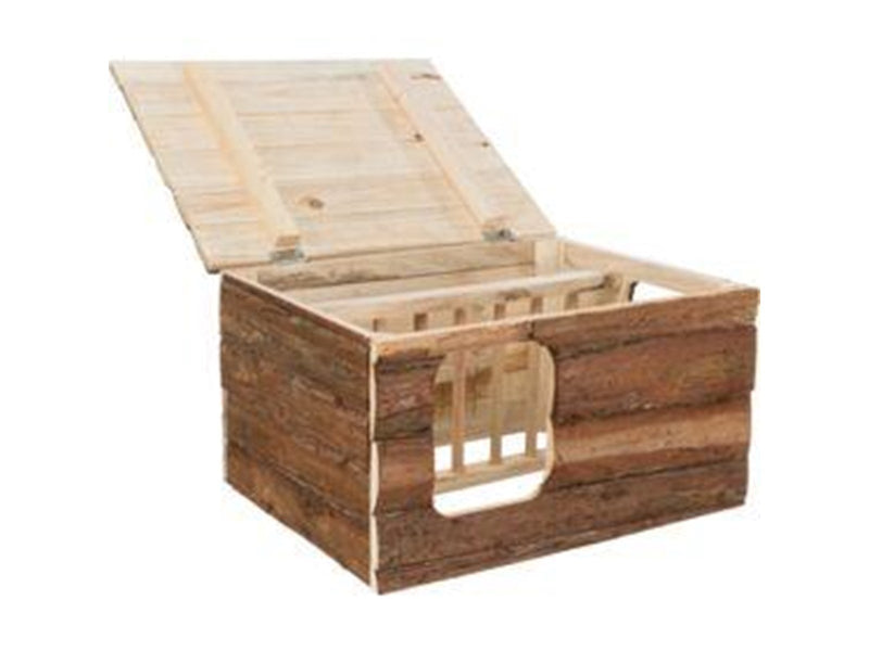 Trixie Hilke house with hay manger guinea pigs bark wood 40 × 23 × 32 cm