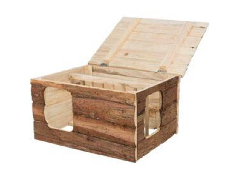 Trixie Hilke house with hay manger guinea pigs bark wood 40 × 23 × 32 cm