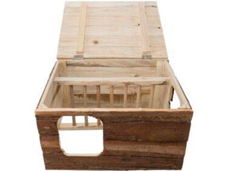 Trixie Hilke house with hay manger guinea pigs bark wood 40 × 23 × 32 cm