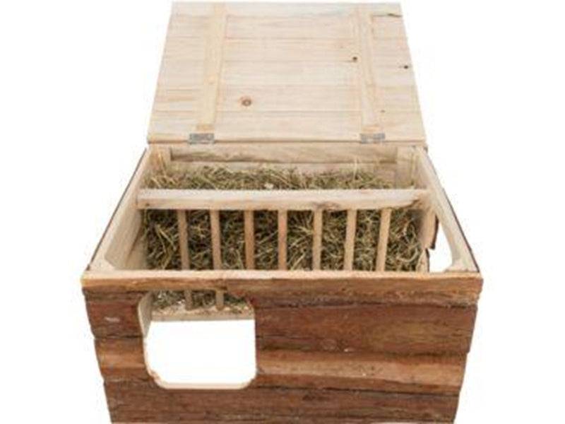 Trixie Hilke house with hay manger guinea pigs bark wood 40 × 23 × 32 cm