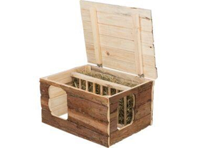 Trixie Hilke house with hay manger guinea pigs bark wood 40 × 23 × 32 cm