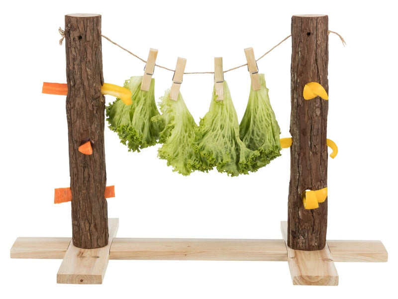 Trixie Duo-Futterbaum aus Rindenholz für Kleintiere