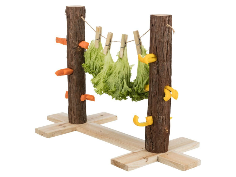 Trixie Duo-Futterbaum aus Rindenholz für Kleintiere