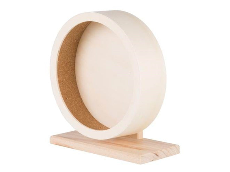 Trixie Wooden Exercise Wheel Small Animals 21cm