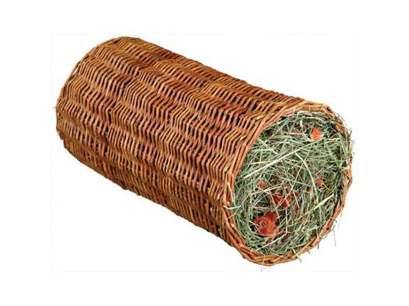 Trixie Wicker tunnel with hay/carrot ø 20 × 38 cm 220 g