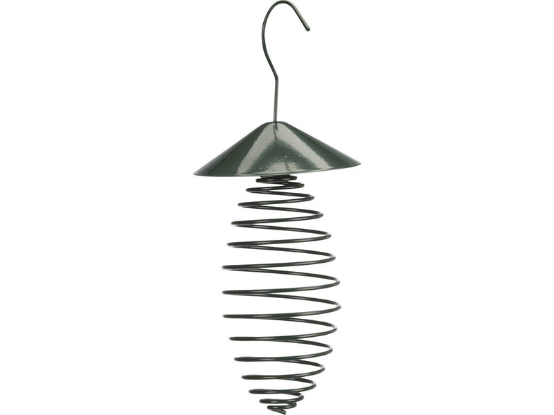 Trixie Vogelfutterspirale, 2 Fettkugeln, Metall, 10 × 25 cm