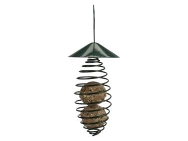 Trixie Vogelfutterspirale, 2 Fettkugeln, Metall, 10 × 25 cm