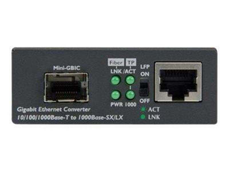 StarTech.com Gigabit Ethernet Fiber Media Converter with Open SFP Slot