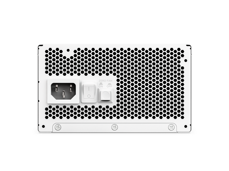 NZXT C-Series C1200 (2024) White Netzteile - 1200 Watt - 135 mm - ATX 3.1 - 80 Plus Gold zertifiziert