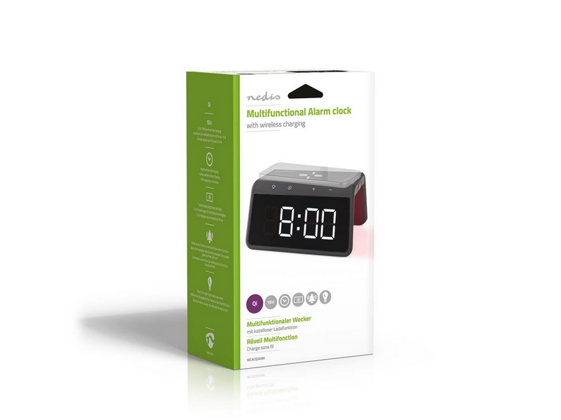 Nedis WCACQ30BK alarm clock