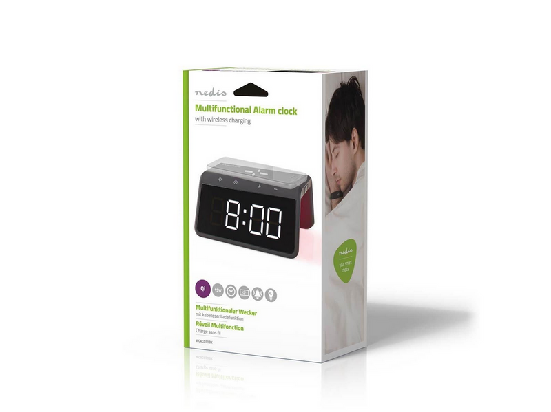 Nedis WCACQ30BK alarm clock