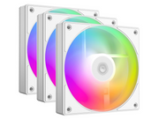 ID-Cooling AS-120-ARGB-W TRIO - Gehäuselüfter - 120mm - Weiß mit RGB-Beleuchtung - 27 dBA