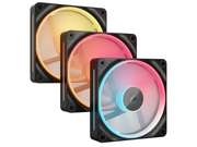 Corsair iCUE LINK LX120-R 3-pack - Gehäuselüfter - 120mm - Schwarz mit RGB LED - 37 dBA