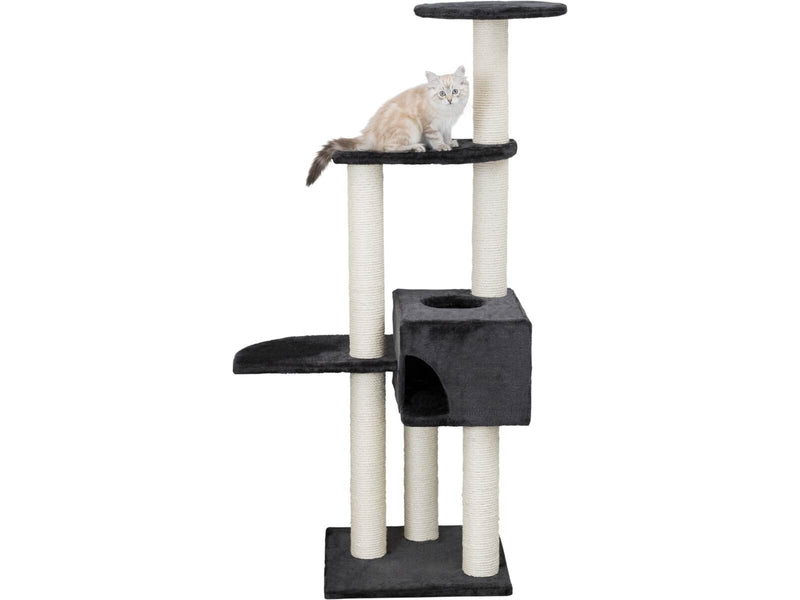 Trixie Cat Tree Scratching Post Alicante Black 142cm