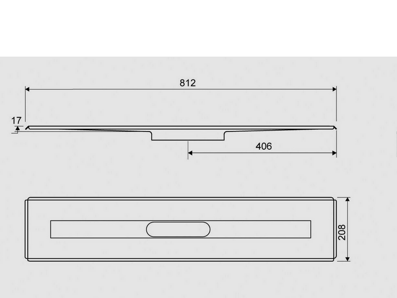 Unidrain Drain unit 3004 700 mm Freestanding