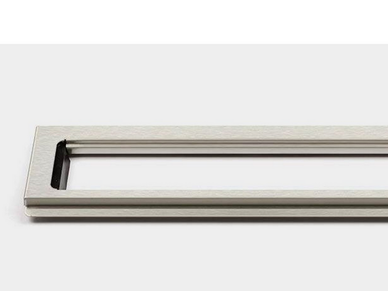 Unidrain ClassicLine frame 600/10 mm Brushed steel