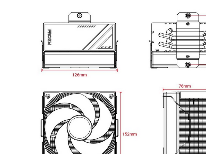 ID-Cooling FROZN A410 SE ARGB - CPU-Luftkühler - Max 29 dBA