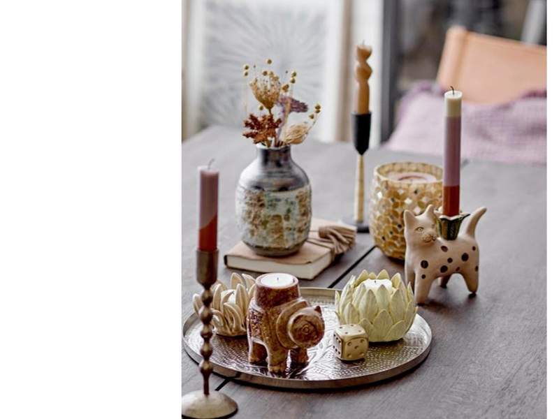 Bloomingville - Set of 2 - Mamie Cat Candlestick (82058194)
