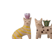 Bloomingville - Set of 2 - Mamie Cat Candlestick (82058194)