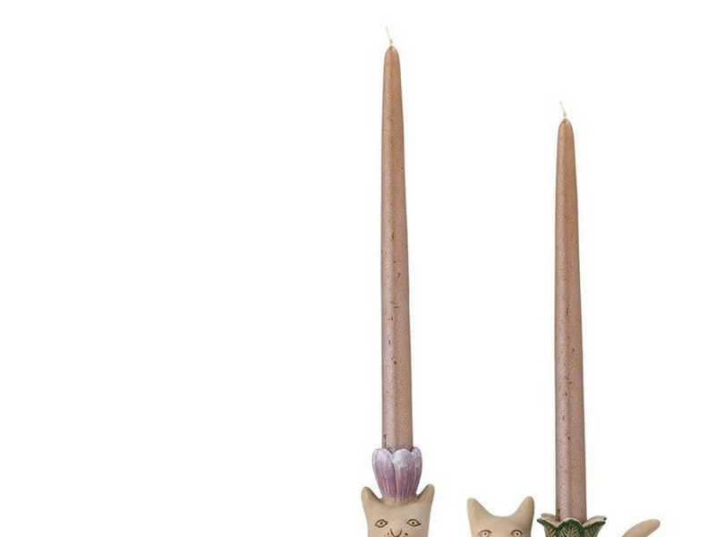 Bloomingville - Set of 2 - Mamie Cat Candlestick (82058194)