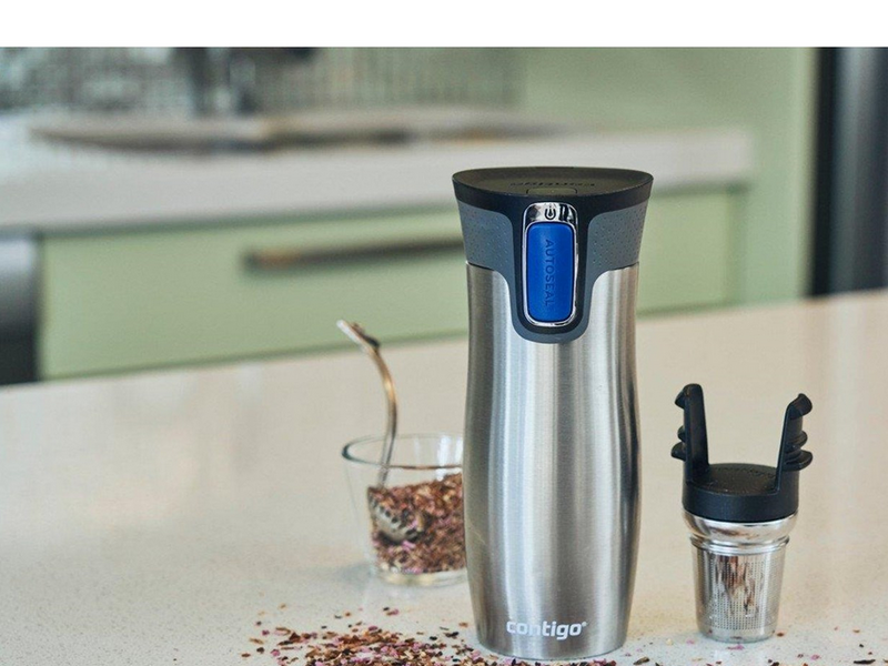 Contigo West Loop Travel Mug 470ml - Stainless Steel