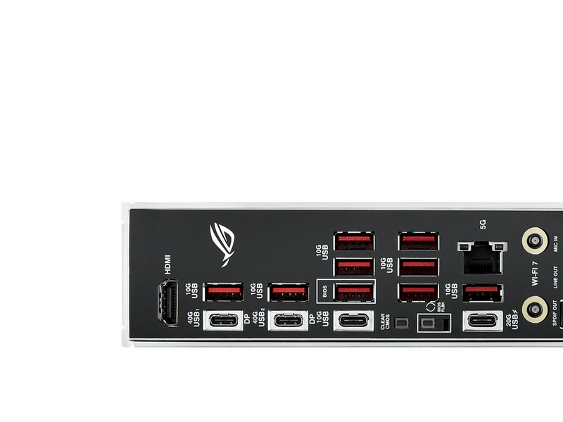 ASUS ROG STRIX X870E-E GAMING WIFI Mainboard - AMD X870E - AMD AM5 - DDR5 RAM - ATX
