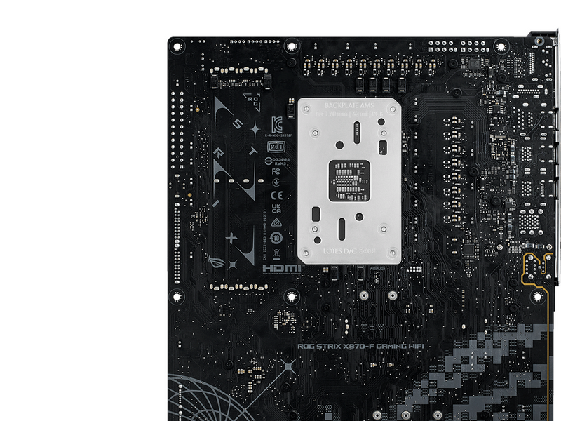 ASUS ROG STRIX X870-F GAMING WIFI Mainboard - AMD X870 - AMD AM5 - DDR5 RAM - ATX