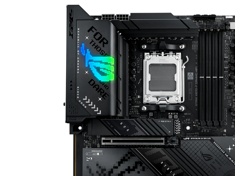 ASUS ROG STRIX X870-F GAMING WIFI Mainboard - AMD X870 - AMD AM5 - DDR5 RAM - ATX