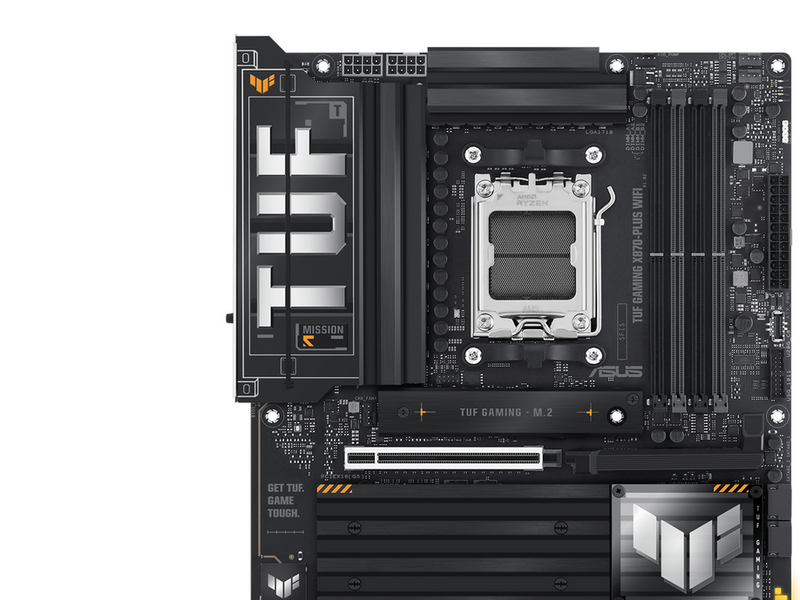 ASUS TUF GAMING X870-PLUS WIFI Mainboard - AMD X870 - AMD AM5 - DDR5 RAM - ATX