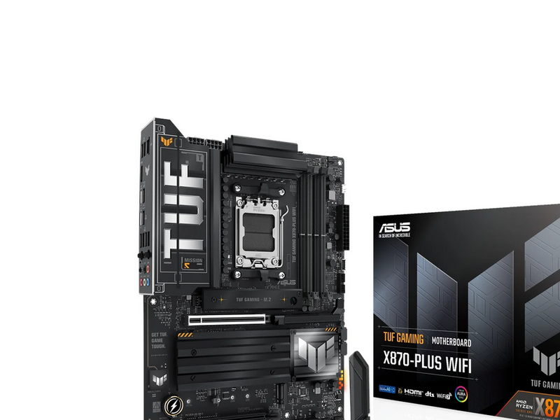 ASUS TUF GAMING X870-PLUS WIFI Mainboard - AMD X870 - AMD AM5 - DDR5 RAM - ATX