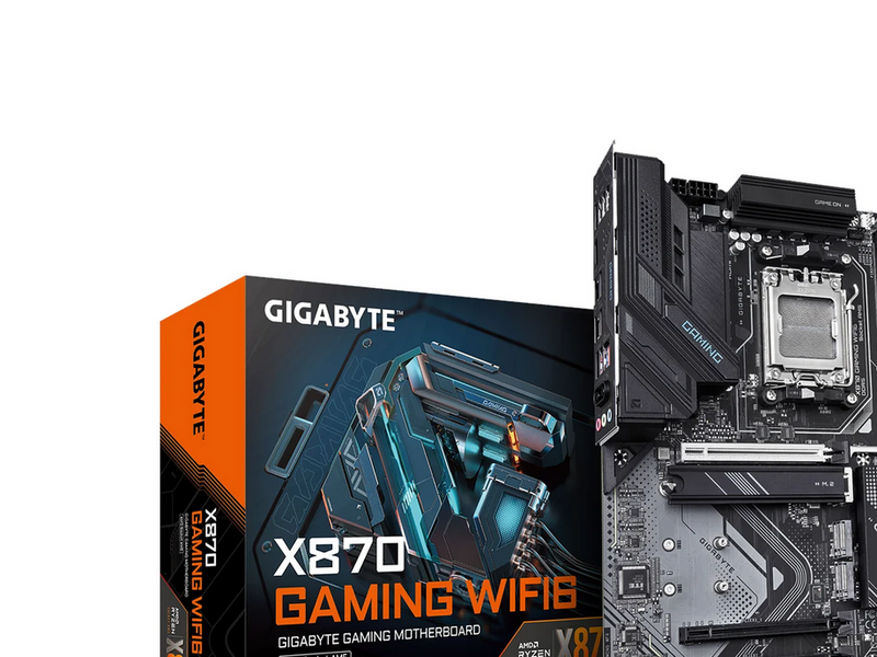 GIGABYTE X870 GAMING WIFI6 Mainboard - AMD X870 - AMD AM5 - DDR5 RAM - ATX