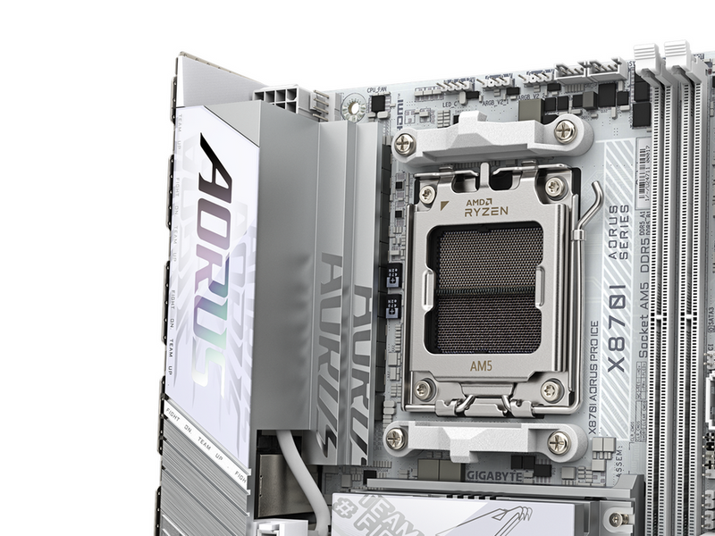 GIGABYTE X870I AORUS PRO ICE Mainboard - AMD X870 - AMD AM5 - DDR5 RAM - Mini-ITX