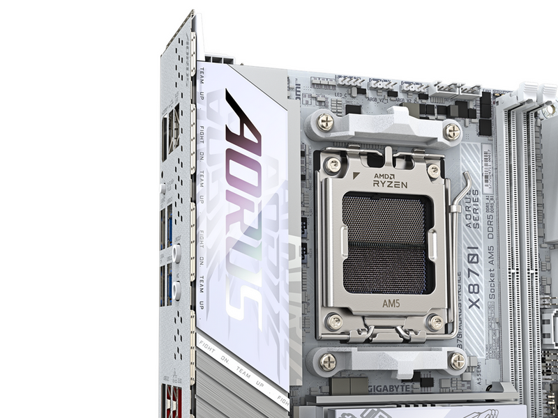 GIGABYTE X870I AORUS PRO ICE Mainboard - AMD X870 - AMD AM5 - DDR5 RAM - Mini-ITX