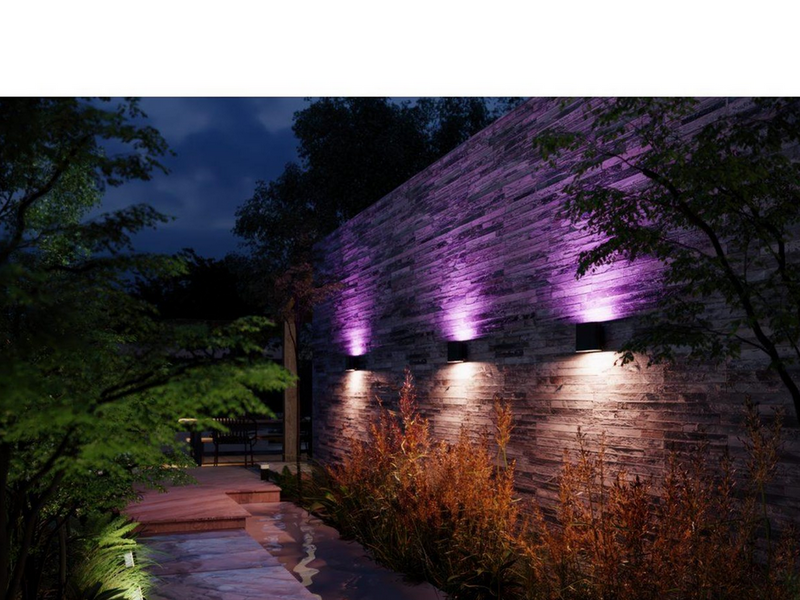 Philips Hue Dymera Wandleuchte für den Innen- und Außenbereich