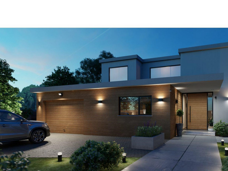 Philips Hue Dymera Wandleuchte für den Innen- und Außenbereich